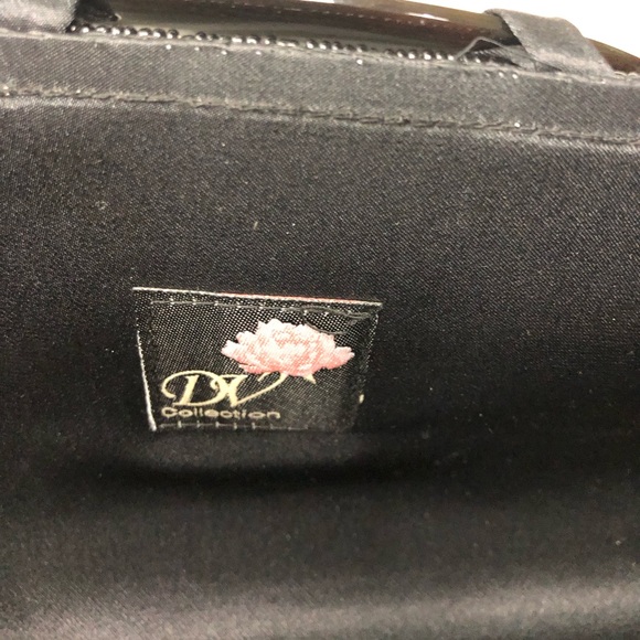 Dolce Vita Luxury Textured Clutch TORTOISE HANDLE Handbag - Picture 4 of 6